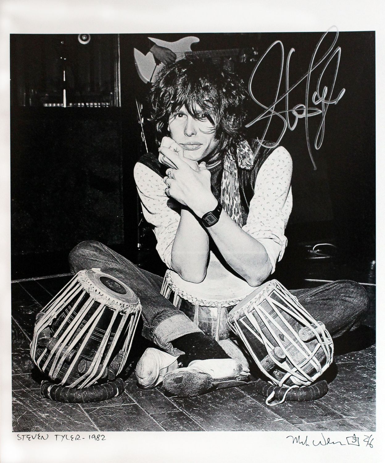 Steven Tyler of Aerosmith 1982 (13 x19) 2/6 