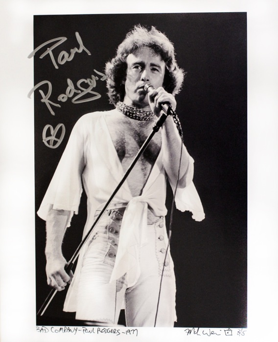 Paul Rodgers of Bad Company 1977 (11 x 14) 3/5 
