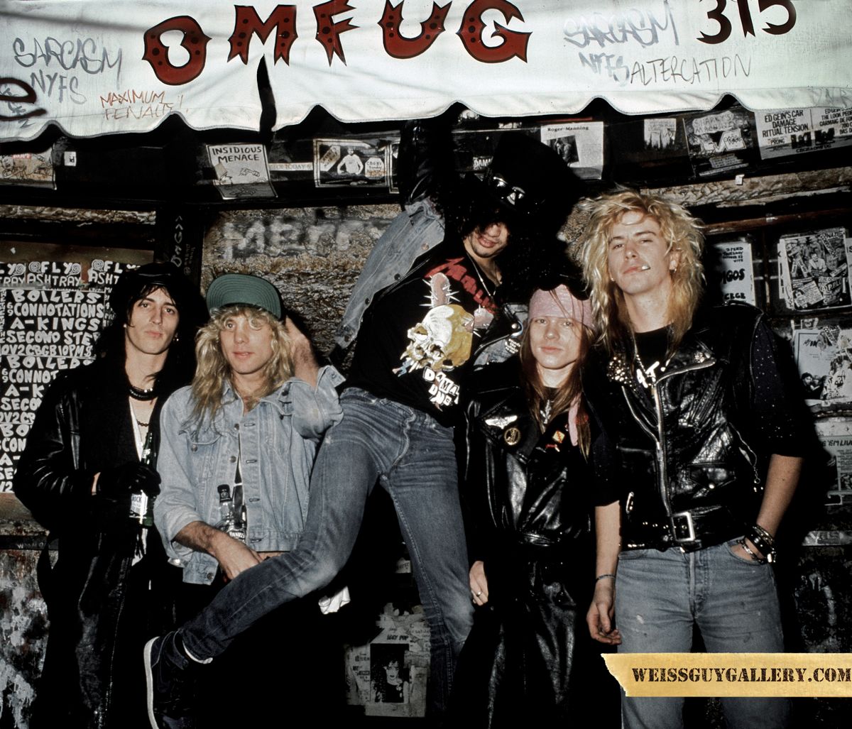 Guns N Roses: GNR hit the scene in 87 and immediately they had an edge that a lot of the 80s bands didnt have. They had a dangerous punky attitude that was more akin to Johnny Thunders Heartbreakers than Jon Bon Jovi. I love Slashs guitar work especially in the arena of 80s shred guitar as his whole thing was about feel and groove. This translated to the GNR songs which made them really unique in that environment. I still bump into the guys occasionally and we have a great rapport.
